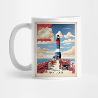 Nantucket United States of America Tourism Vintage Poster Mug